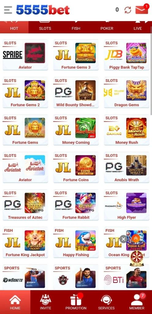5555bet game